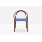 Кресло деревянное с обивкой PEDRALI Soul Soft ясень, ткань орех Фото 5