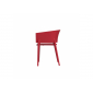 Кресло пластиковое Vondom Africa Basic полипропилен, стекловолокно красный Фото 8