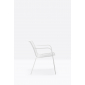Лаунж-кресло металлическое PEDRALI Nolita сталь белый Фото 4