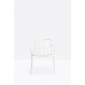 Лаунж-кресло металлическое PEDRALI Nolita сталь белый Фото 5