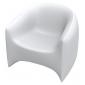 Кресло пластиковое светящееся Vondom Blow LED полиэтилен белый Фото 5