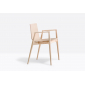 Кресло деревянное PEDRALI Malmo ясень, фанера беленый ясень Фото 5