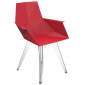 Кресло пластиковое Vondom Faz Basic поликарбонат, полипропилен красный Фото 1