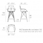 Кресло пластиковое полубарное Vondom Faz Basic сталь, полипропилен белый Фото 2