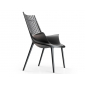 Кресло пластиковое Vondom Ibiza Basic полипропилен, стекловолокно черный Фото 12