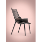 Кресло пластиковое Vondom Ibiza Revolution переработанный полипропилен темно-серый Manta Фото 7