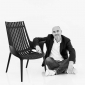 Кресло пластиковое Vondom Ibiza Revolution переработанный полипропилен темно-серый Manta Фото 9