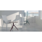 Кресло пластиковое Vondom Ibiza Revolution переработанный полипропилен белый Milos Фото 18