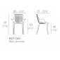 Кресло пластиковое Vondom Ibiza Revolution переработанный полипропилен белый Milos Фото 2