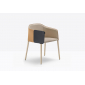 Кресло со столиком PEDRALI Laja ясень, ткань, компакт-ламинат HPL Фото 9