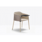 Кресло со столиком PEDRALI Laja ясень, ткань, компакт-ламинат HPL Фото 5
