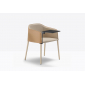 Кресло со столиком PEDRALI Laja ясень, ткань, компакт-ламинат HPL Фото 8