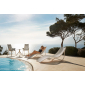 Лежак пластиковый Vondom Ibiza Revolution переработанный полипропилен белый Milos Фото 29