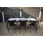 Стул пластиковый Vondom Love Basic полипропилен, стекловолокно черный Фото 10