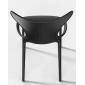 Стул пластиковый Vondom Love Basic полипропилен, стекловолокно черный Фото 17