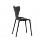 Стул пластиковый детский Vondom Love Mini Basic полипропилен, стекловолокно черный Фото 5