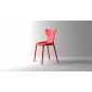 Стул пластиковый детский Vondom Love Mini Basic полипропилен, стекловолокно красный Фото 7