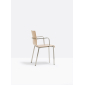 Кресло деревянное PEDRALI Kuadra XL сталь, фанера, шпон Фото 6