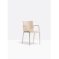Кресло деревянное PEDRALI Kuadra XL сталь, фанера, шпон Фото 5