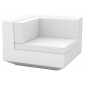 Модуль угловой с подушкой Vondom Vela Basic полиэтилен, ткань Фото 1