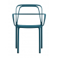 Кресло пластиковое PEDRALI Intrigo алюминий синий Фото 1