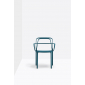 Кресло пластиковое PEDRALI Intrigo алюминий синий Фото 4