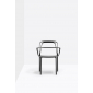 Кресло пластиковое PEDRALI Intrigo алюминий черный Фото 4