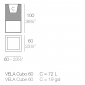 Кашпо пластиковое Vondom Vela Basic полиэтилен Фото 2
