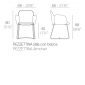 Кресло пластиковое Vondom Pezzettina Basic сталь, полиэтилен Фото 2