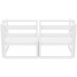 Диван пластиковый двухместный с подушками Siesta Contract Mykonos стеклопластик, полиэстер белый, бежевый Фото 10