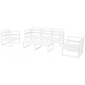 Комплект пластиковой мебели Siesta Contract Mykonos XL стеклопластик, полиэстер белый, бежевый Фото 6