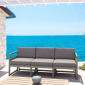 Комплект пластиковой мебели Siesta Contract Mykonos XL стеклопластик, полиэстер бежевый, светло-коричневый Фото 6
