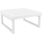 Комплект угловой пластиковой мебели Siesta Contract Mykonos стеклопластик, полиэстер белый, светло-коричневый Фото 9