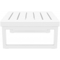 Комплект угловой пластиковой мебели Siesta Contract Mykonos стеклопластик, полиэстер белый, черный Фото 9