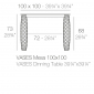 Стол обеденный ламинированный Vondom Vases Basic полиэтилен, компакт-ламинат HPL Фото 2