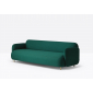 Диван трехместный мягкий PEDRALI Buddy Sofa металл, алюминий, ткань Фото 9