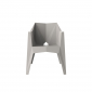 Кресло пластиковое Vondom Voxel Basic полипропилен, стекловолокно слоновая кость Фото 4