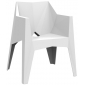 Кресло пластиковое Vondom Voxel Basic полипропилен, стекловолокно белый Фото 1