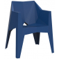 Кресло пластиковое Vondom Voxel Basic полипропилен, стекловолокно синий нави Фото 1