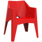 Кресло пластиковое Vondom Voxel Basic полипропилен, стекловолокно красный Фото 1