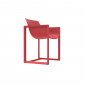 Кресло пластиковое Vondom Wall Street Basic полипропилен, стекловолокно красный Фото 4