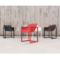 Кресло пластиковое Vondom Wall Street Basic полипропилен, стекловолокно красный Фото 5