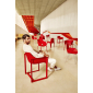 Кресло пластиковое Vondom Wall Street Basic полипропилен, стекловолокно красный Фото 7