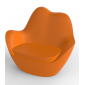 Лаунж-кресло пластиковое с подушкой Vondom Sabinas Basic полиэтилен, ткань Фото 31