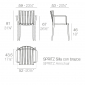 Кресло пластиковое Vondom Spritz Basic полипропилен, стекловолокно белый Фото 2