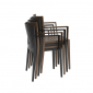 Кресло пластиковое Vondom Spritz Basic полипропилен, стекловолокно черный Фото 7