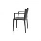 Кресло пластиковое Vondom Spritz Basic полипропилен, стекловолокно черный Фото 5