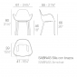Кресло пластиковое Vondom Sabinas Basic полипропилен, стекловолокно слоновая кость Фото 2
