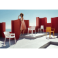 Стул пластиковый Vondom Spritz Basic полипропилен, стекловолокно белый Фото 7