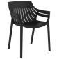 Лаунж-кресло пластиковое Vondom Spritz Basic полипропилен, стекловолокно черный Фото 1